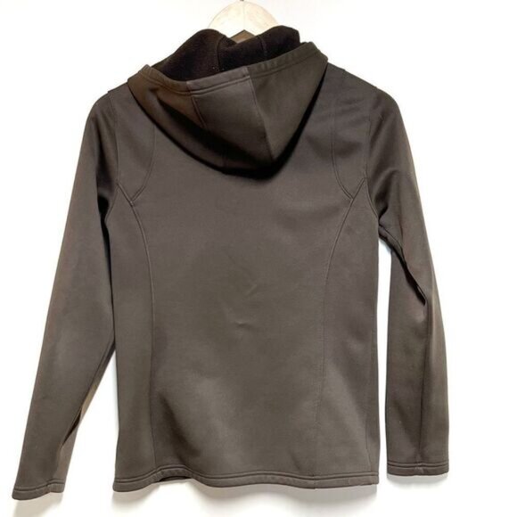 ARIAT Brown Fleece Lined Equestrian Full Zip Hoodie Womens Sz S - Picture 2 of 7